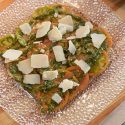 Carpaccio de Tomate con Parmesano y Pesto - El Burgato de Tarifa